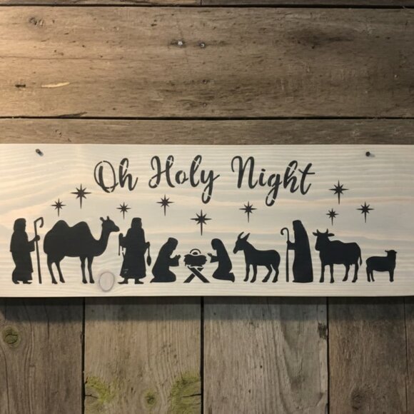 Christmas Wooden Wall Decor Sign - Picture 4 of 4